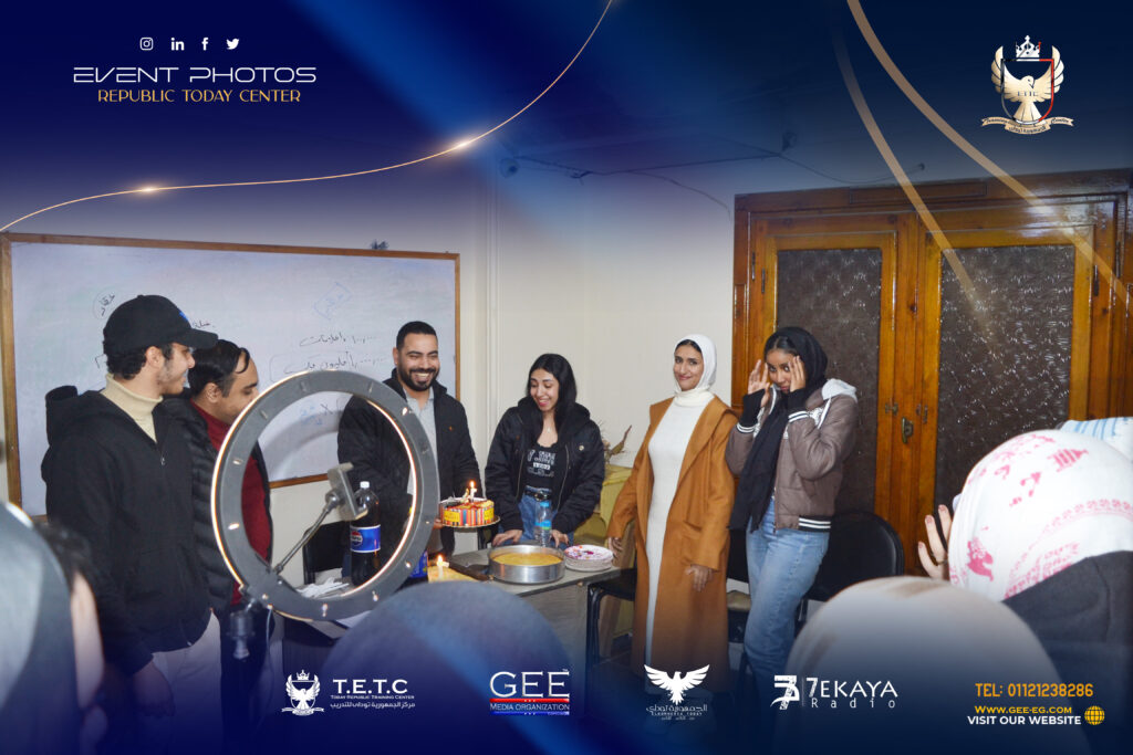 فعاليات من تدريب التقديم التلزيونى