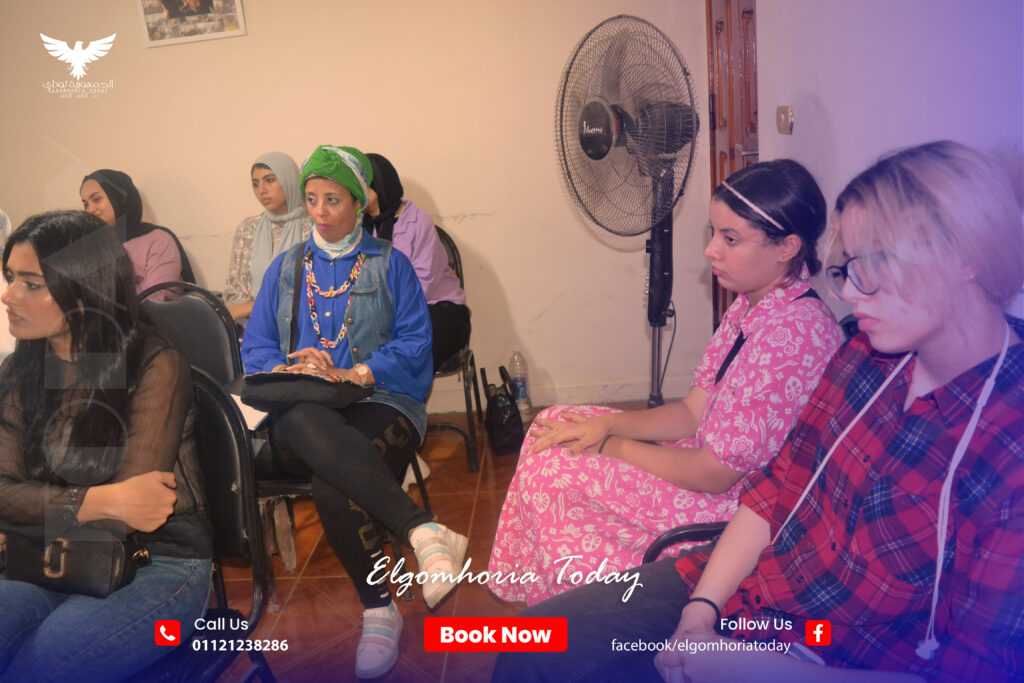 فعاليات من تدريب التقديم التلزيونى