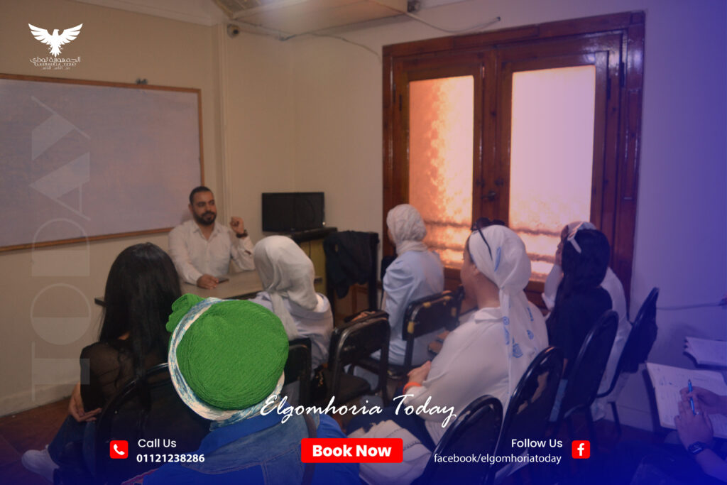 فعاليات من تدريب التقديم التلزيونى