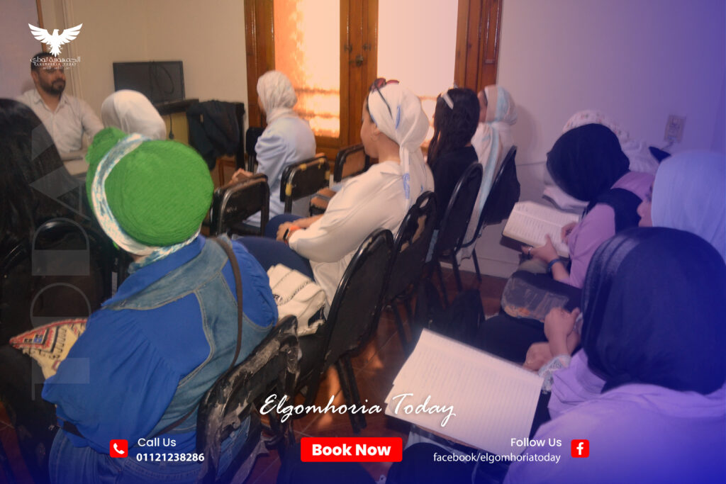 فعاليات من تدريب التقديم التلزيونى