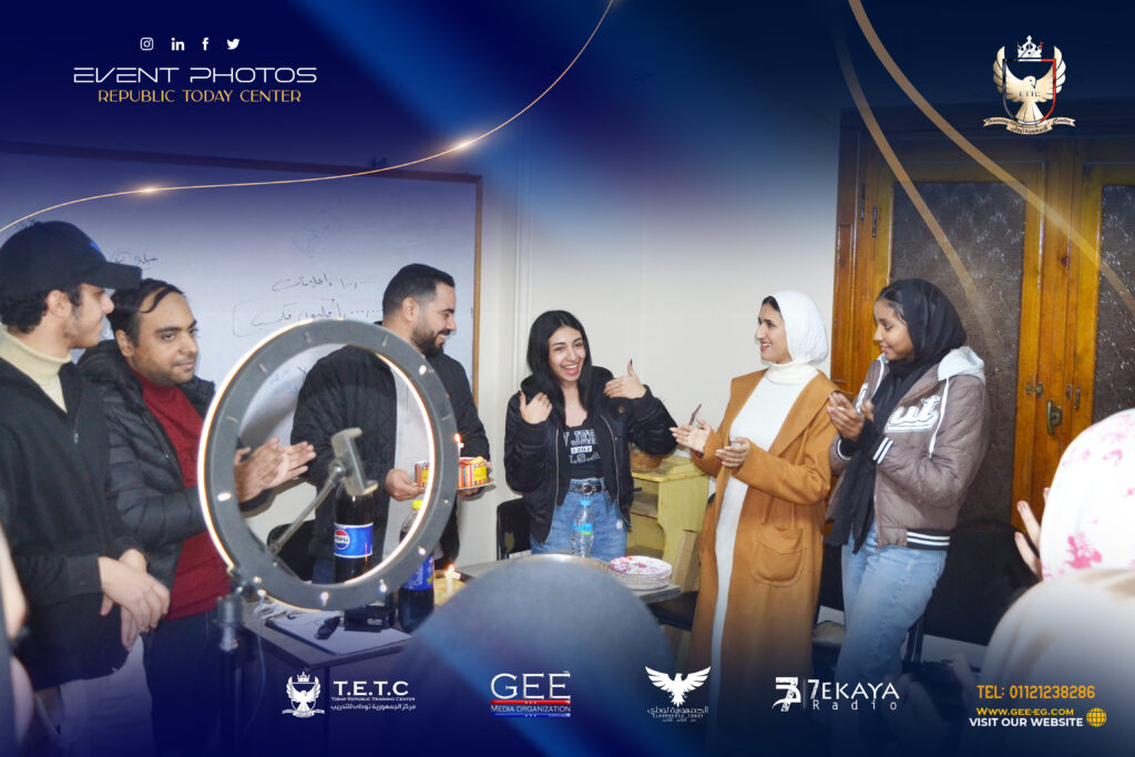 فعاليات من تدريب التقديم التلزيونى