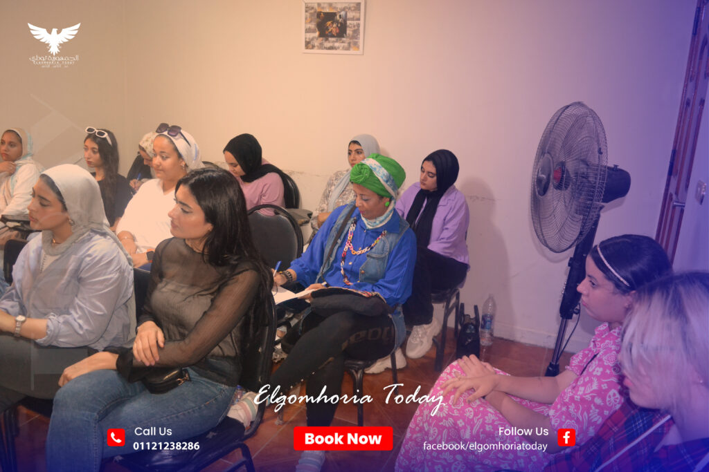 فعاليات من تدريب التقديم التلزيونى