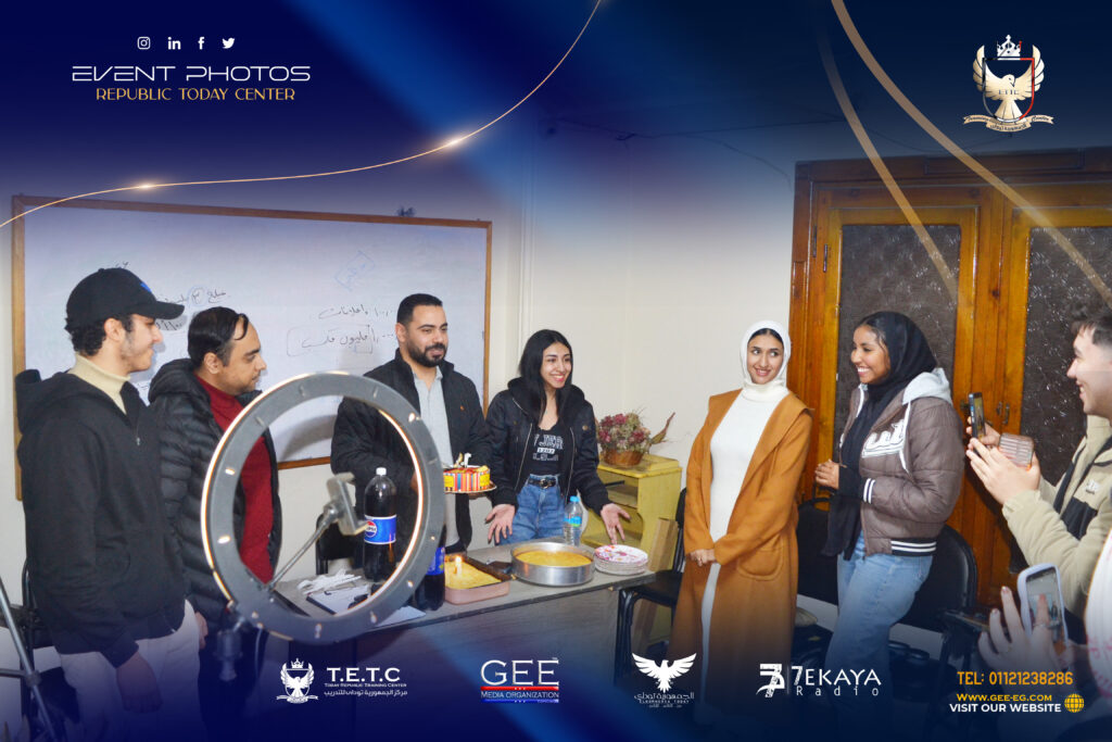 فعاليات من تدريب التقديم التلزيونى