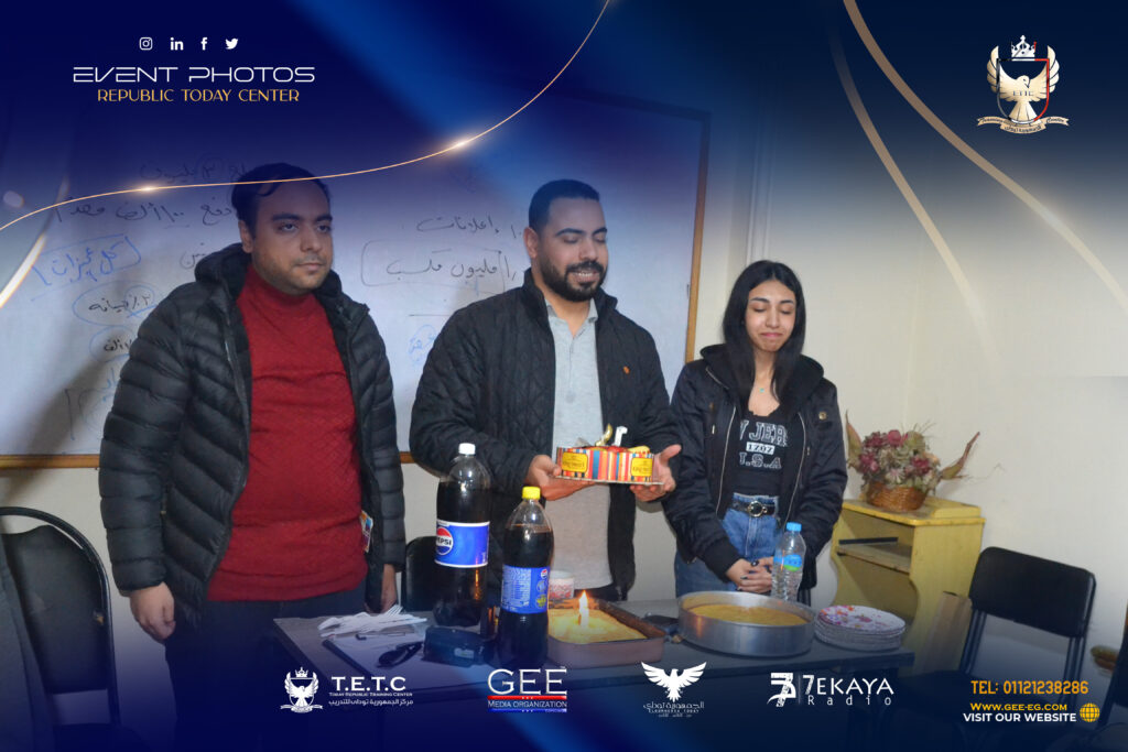 فعاليات من تدريب التقديم التلزيونى