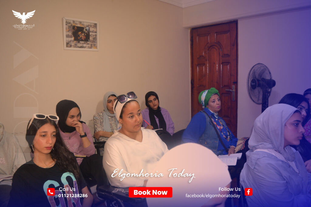 فعاليات من تدريب التقديم التلزيونى